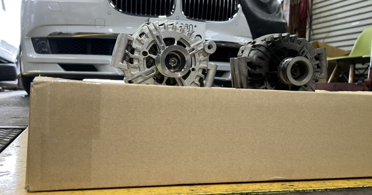 BMW 7シリーズ オルタネーター 交換 整備